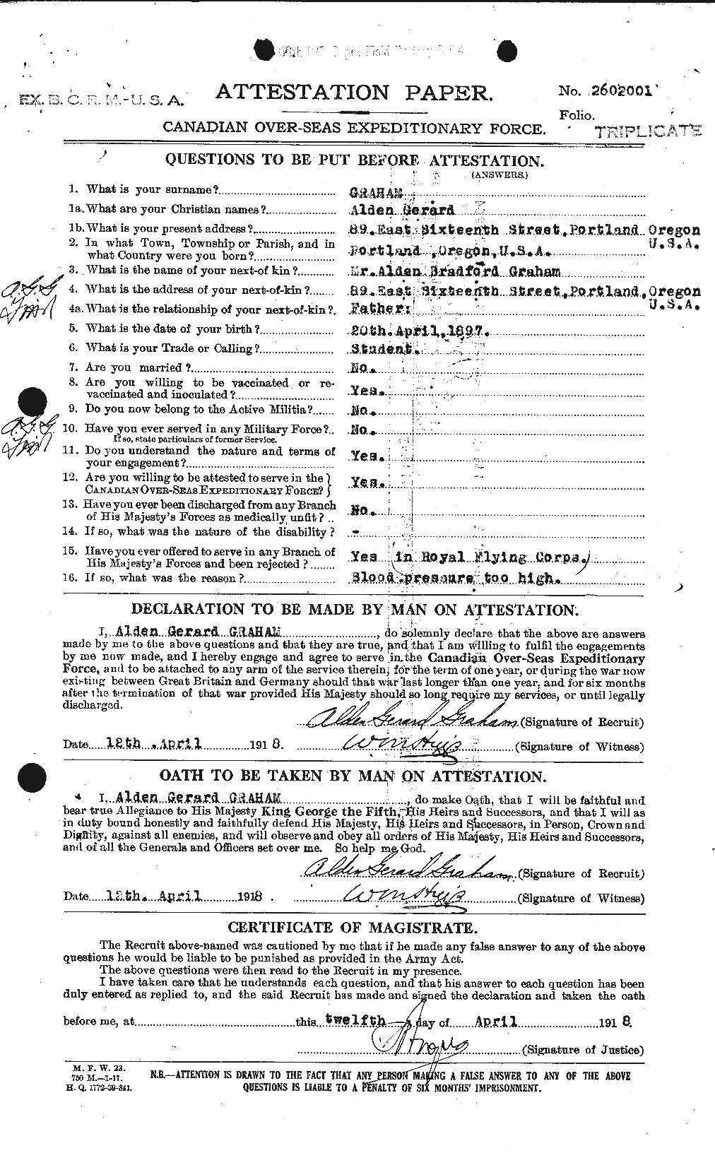 Personnel Records of the First World War - CEF 359572a
