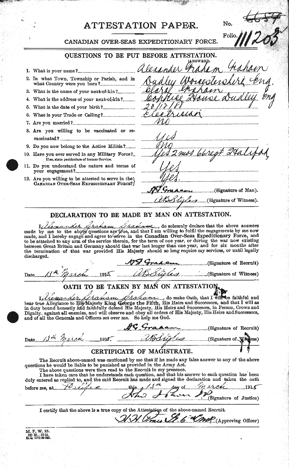 Personnel Records of the First World War - CEF 359586a