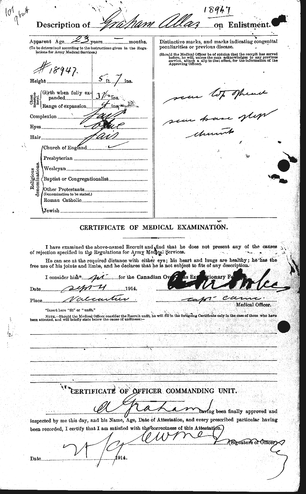 Personnel Records of the First World War - CEF 359606b