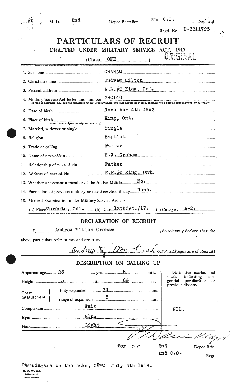 Personnel Records of the First World War - CEF 359618a