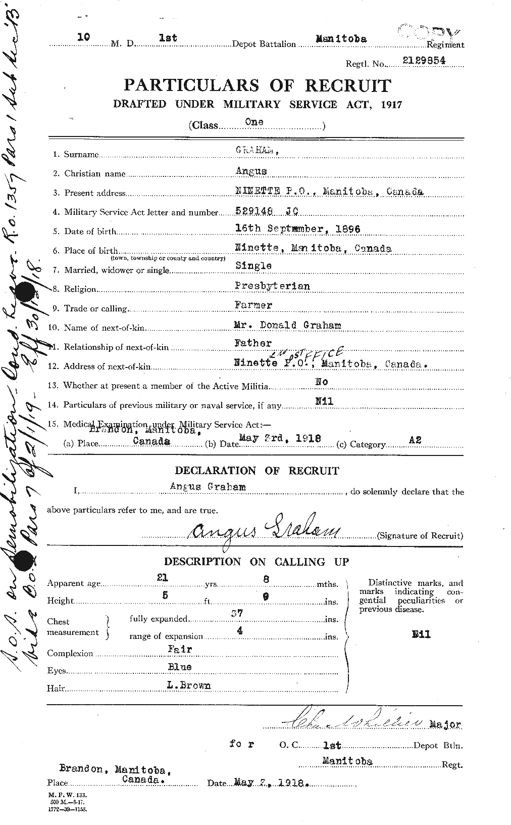 Personnel Records of the First World War - CEF 359622a