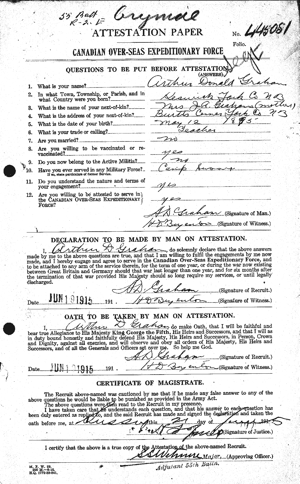 Personnel Records of the First World War - CEF 359655a