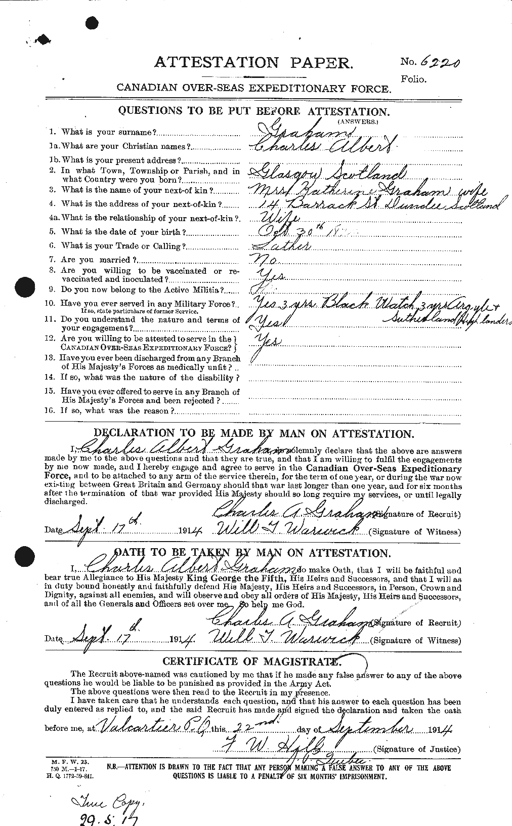 Personnel Records of the First World War - CEF 359704a
