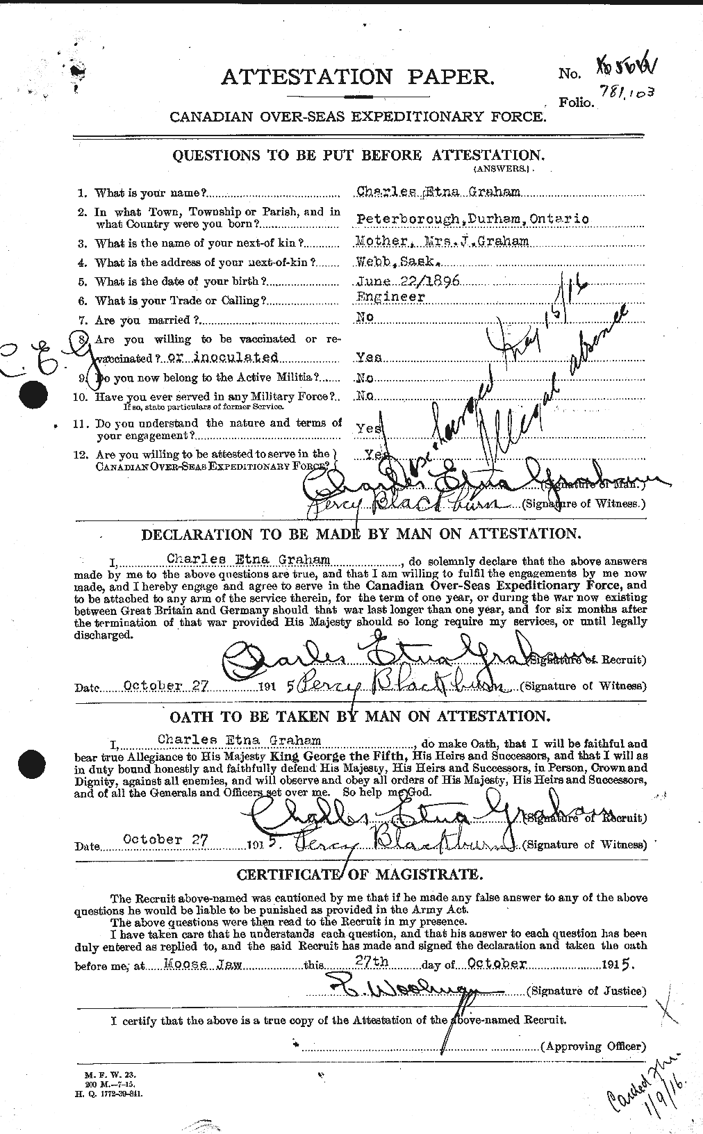 Personnel Records of the First World War - CEF 359711a