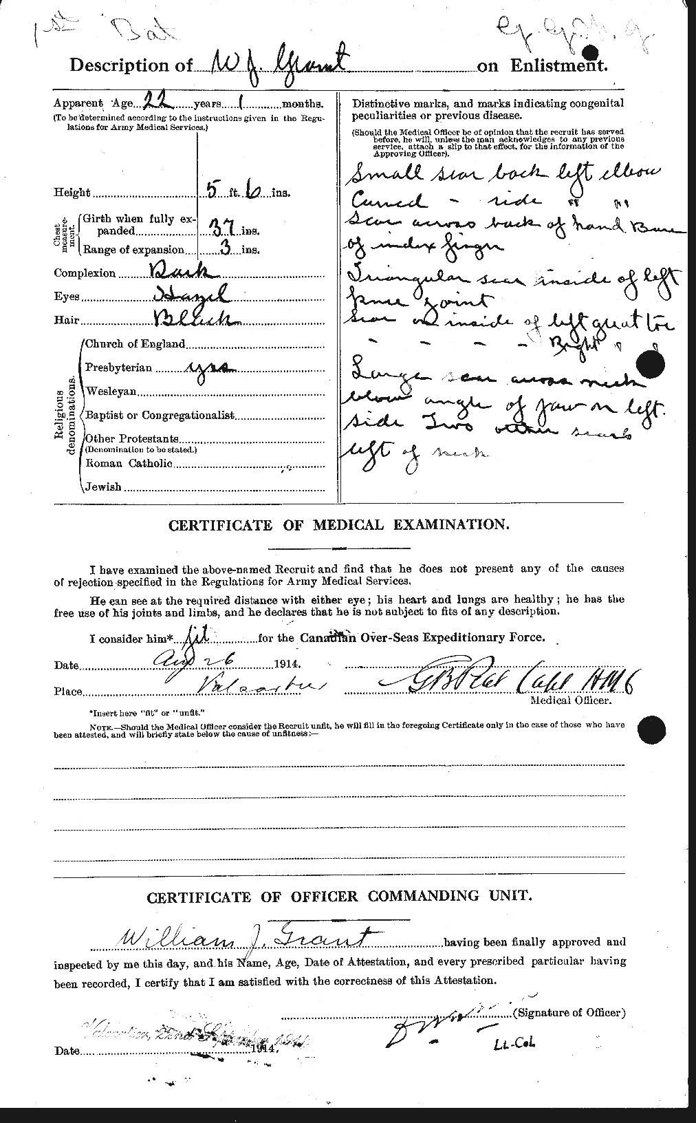 Personnel Records of the First World War - CEF 361270b