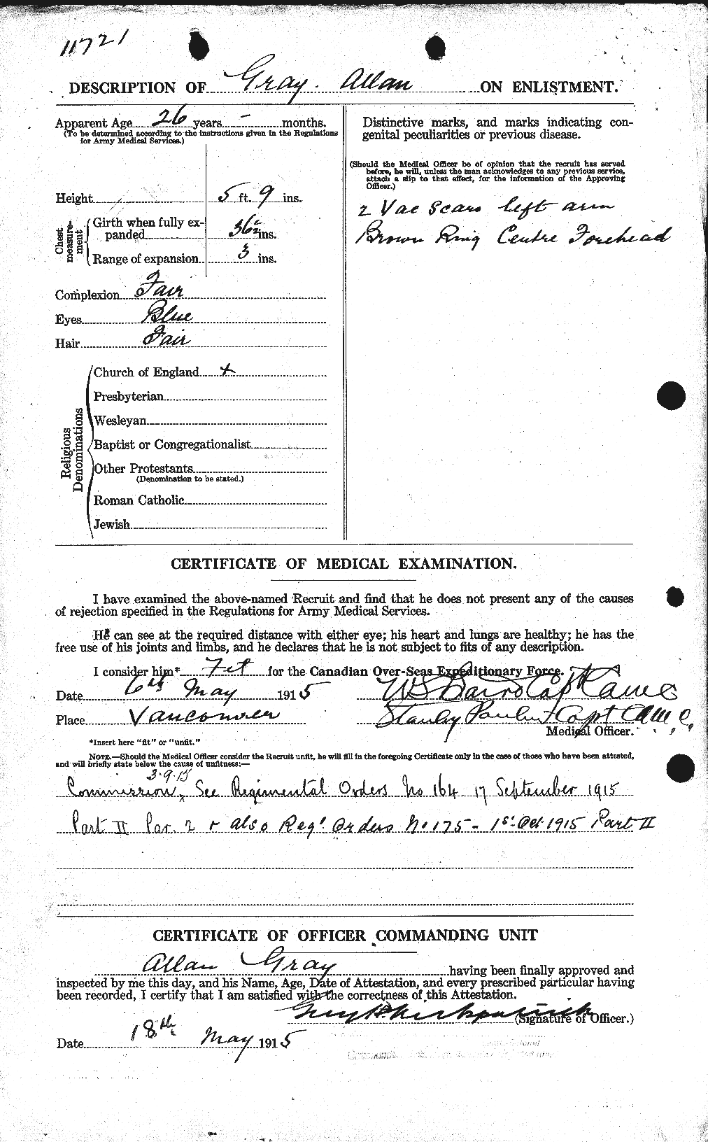 Personnel Records of the First World War - CEF 361343b