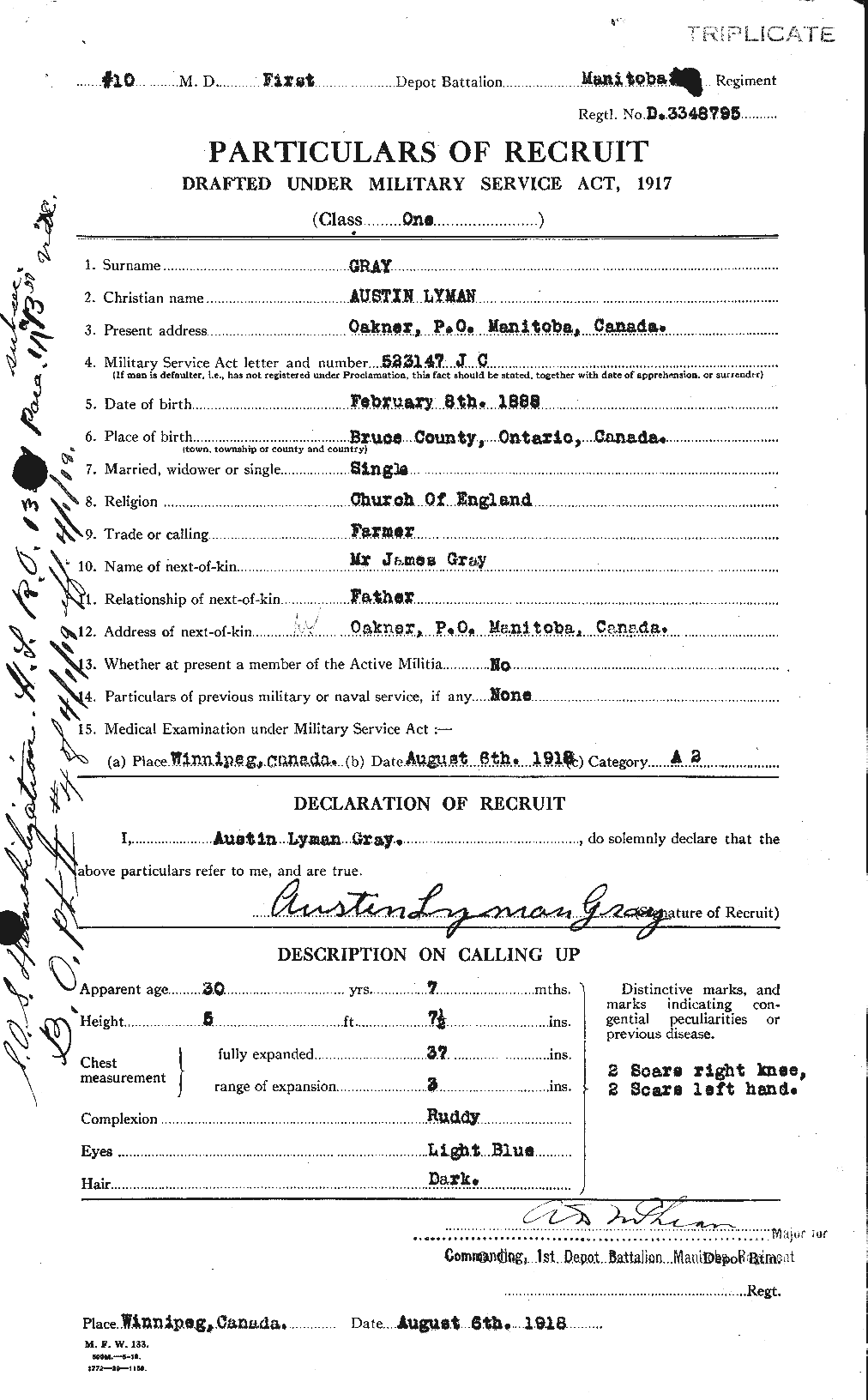 Personnel Records of the First World War - CEF 361393a