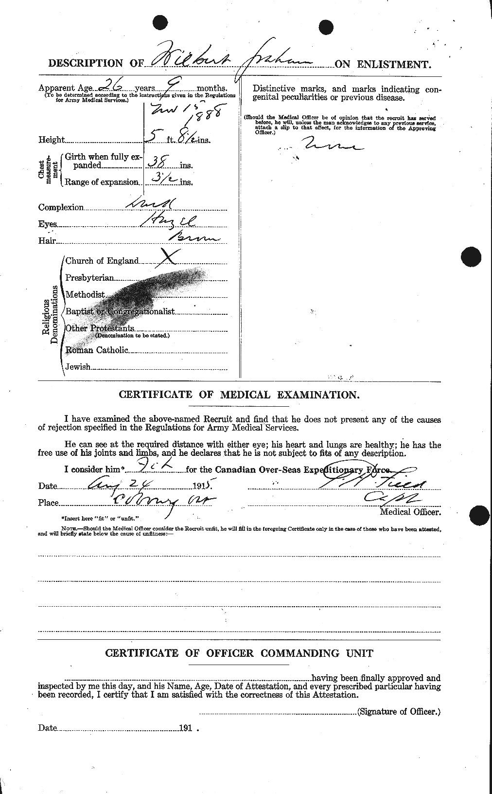 Personnel Records of the First World War - CEF 362668b