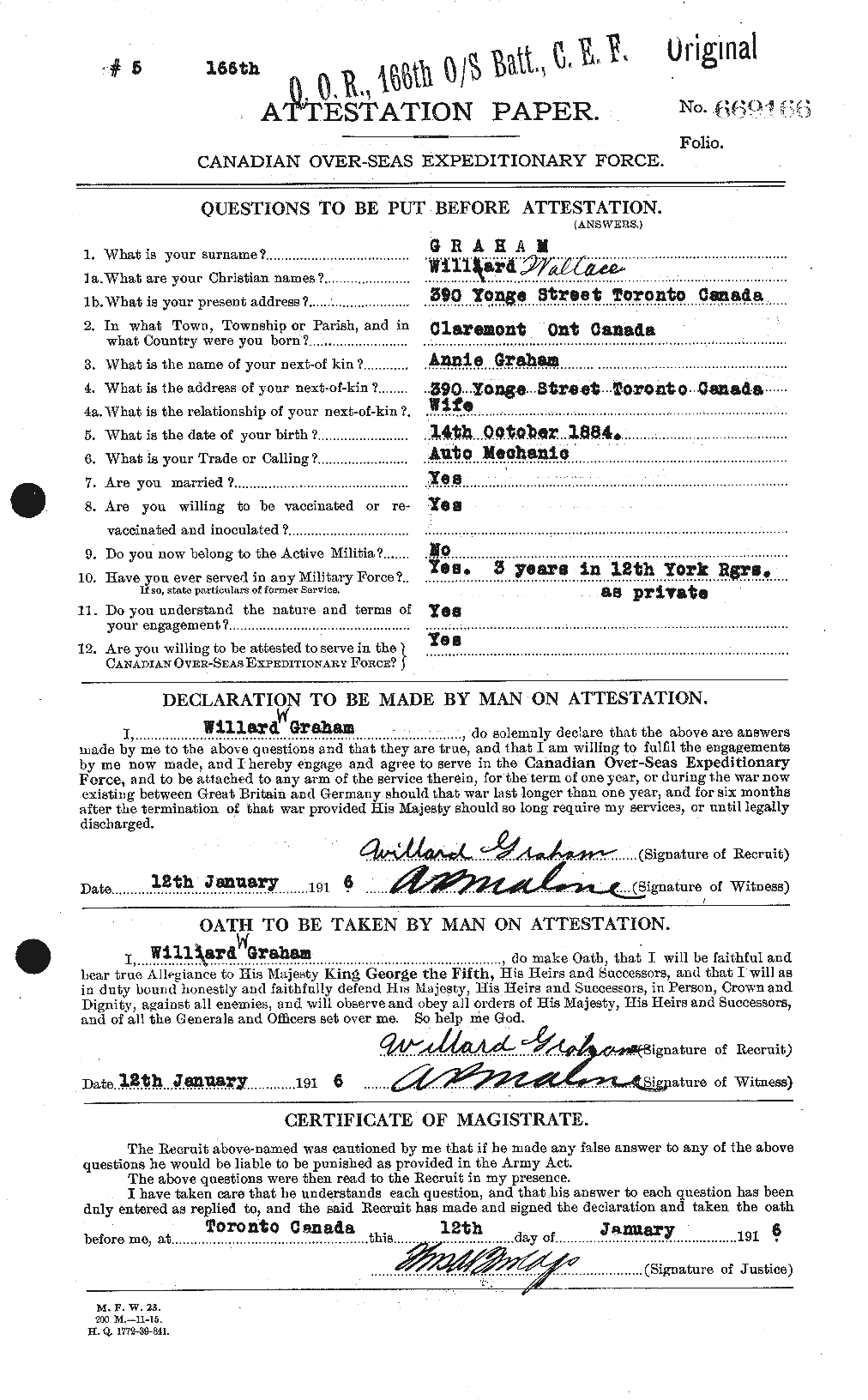 Personnel Records of the First World War - CEF 362678a