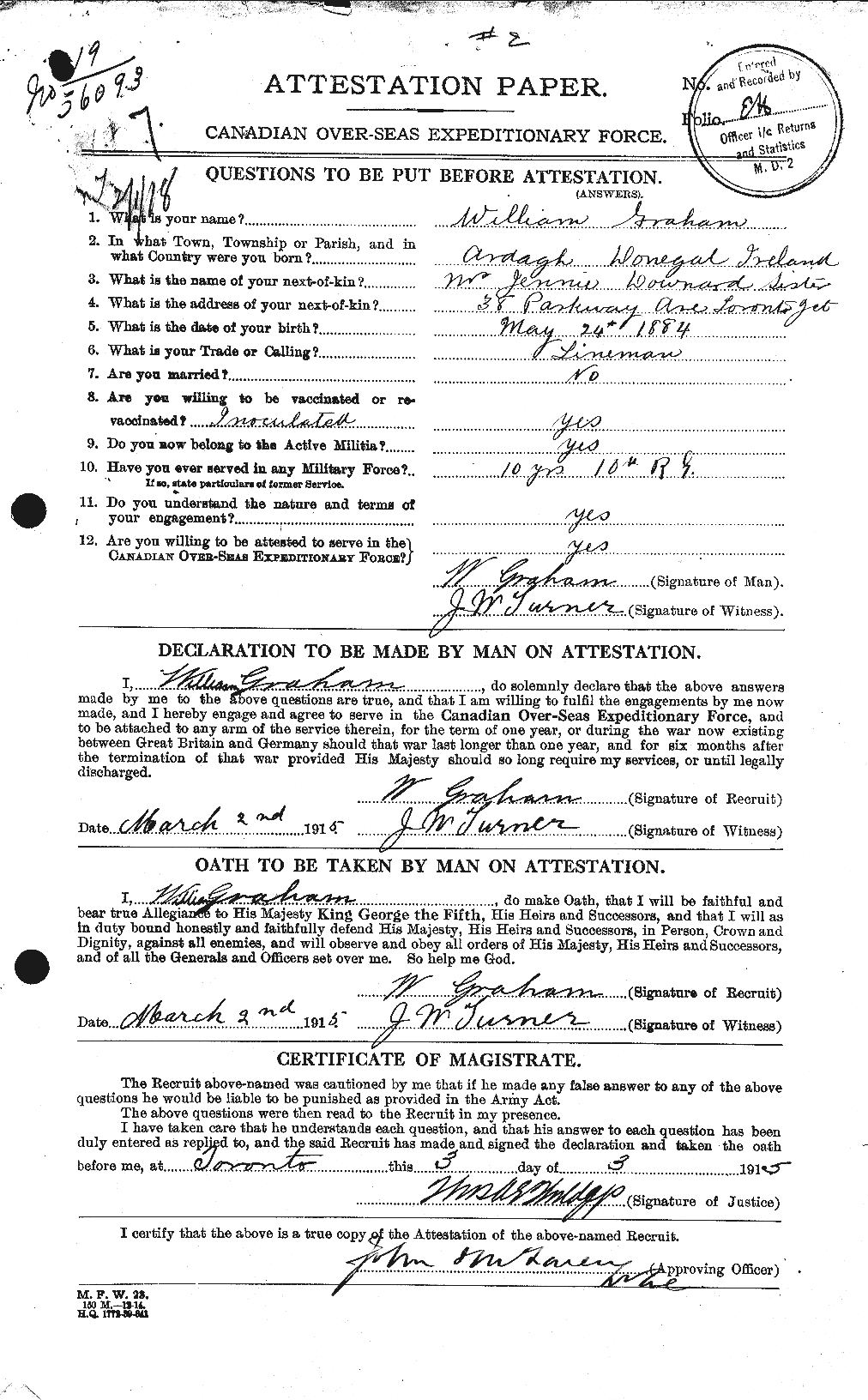 Personnel Records of the First World War - CEF 362681a