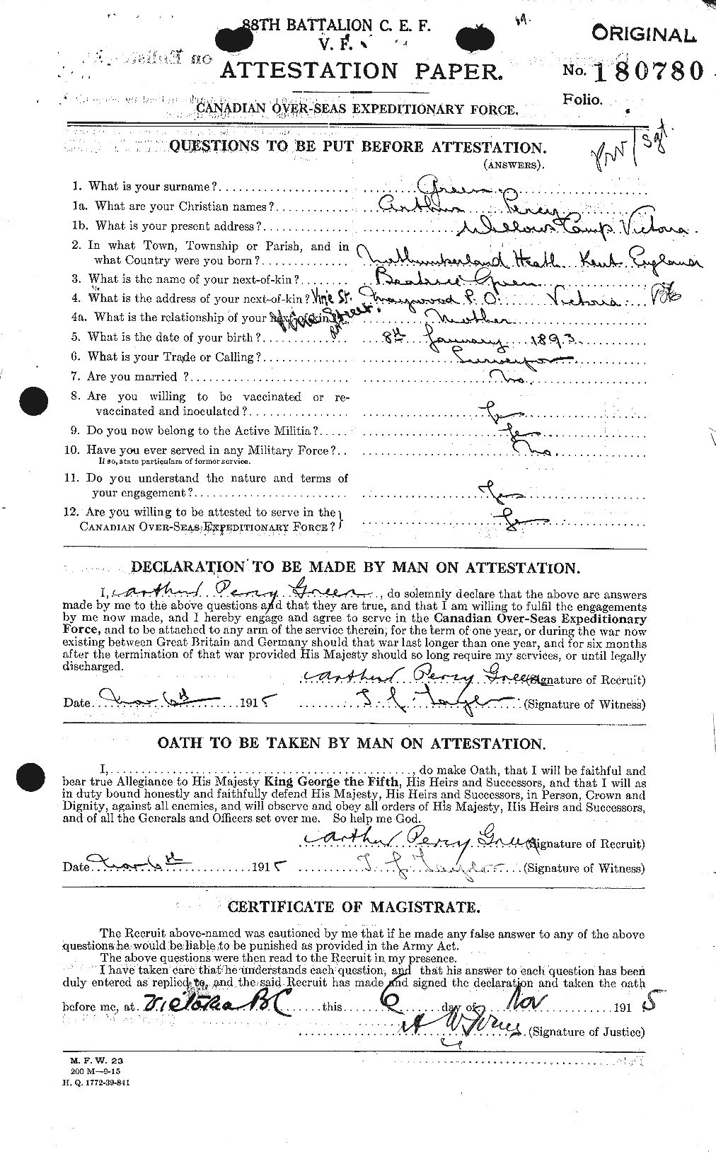 Personnel Records of the First World War - CEF 363849a