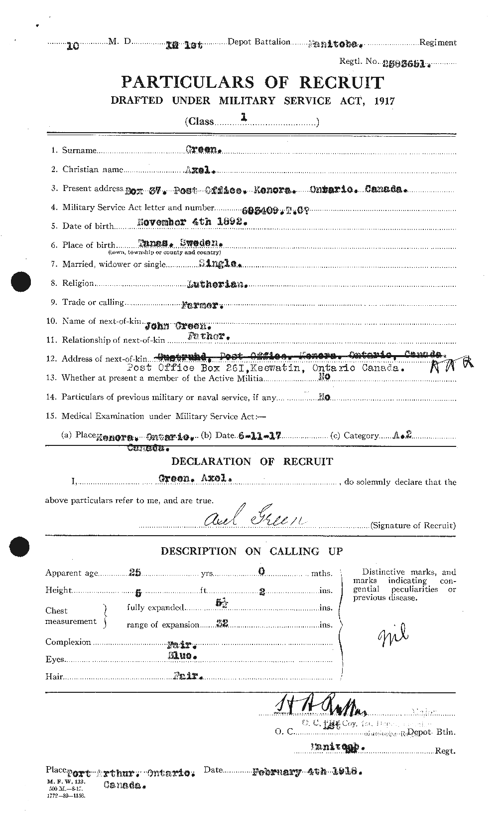 Personnel Records of the First World War - CEF 363859a