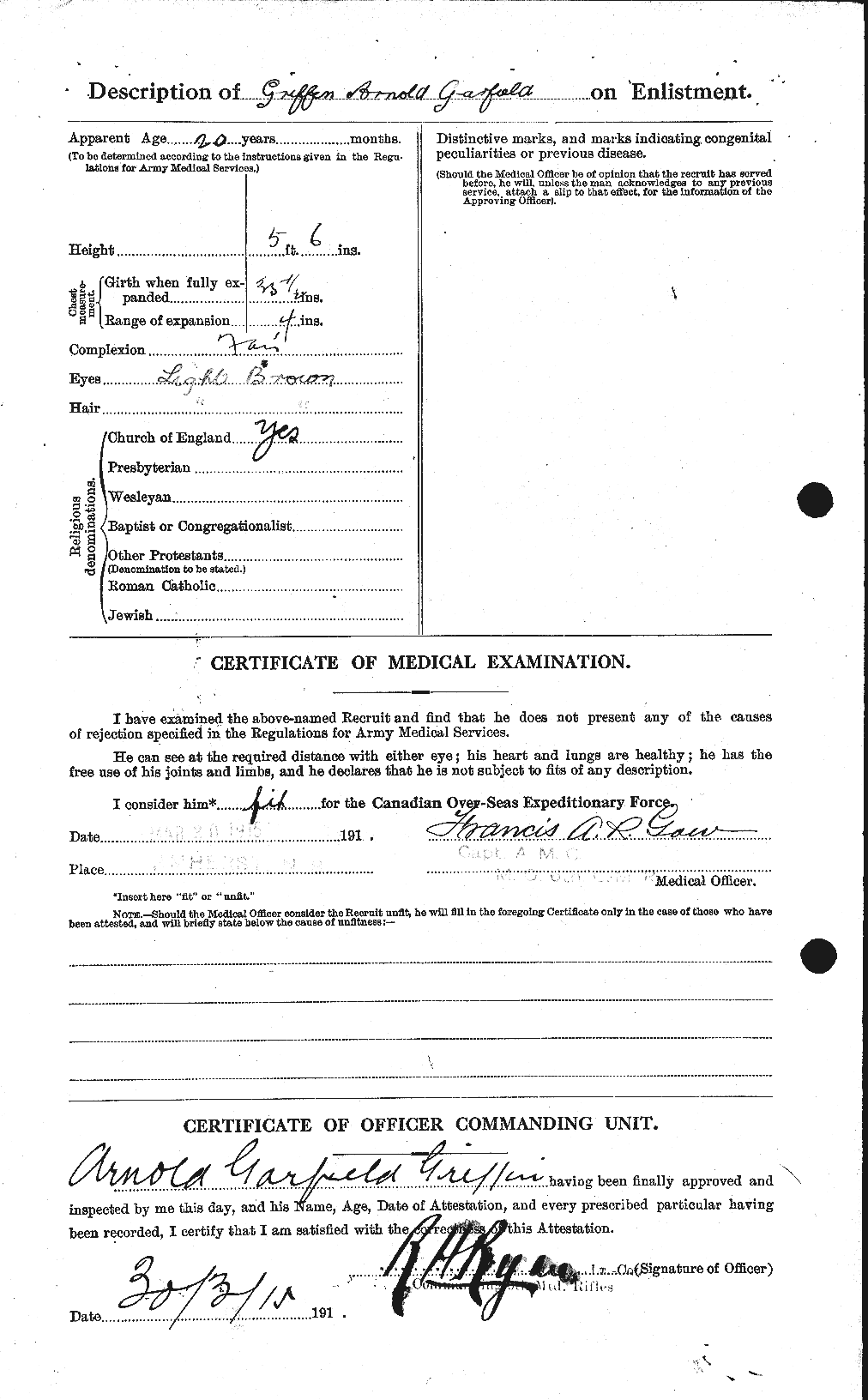 Personnel Records of the First World War - CEF 364948b