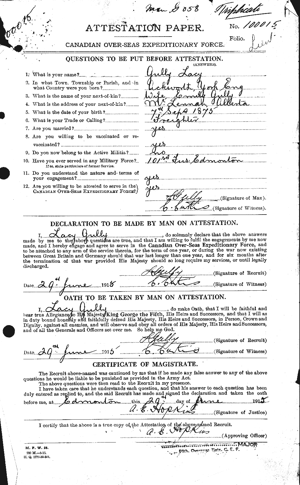 Personnel Records of the First World War - CEF 367928a