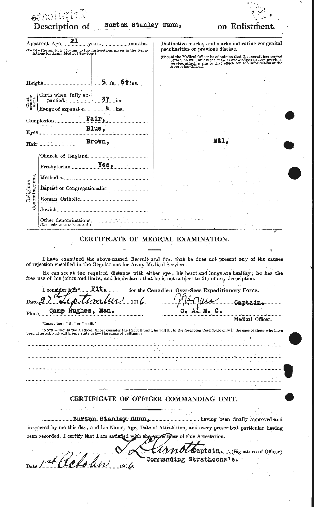 Personnel Records of the First World War - CEF 368007b