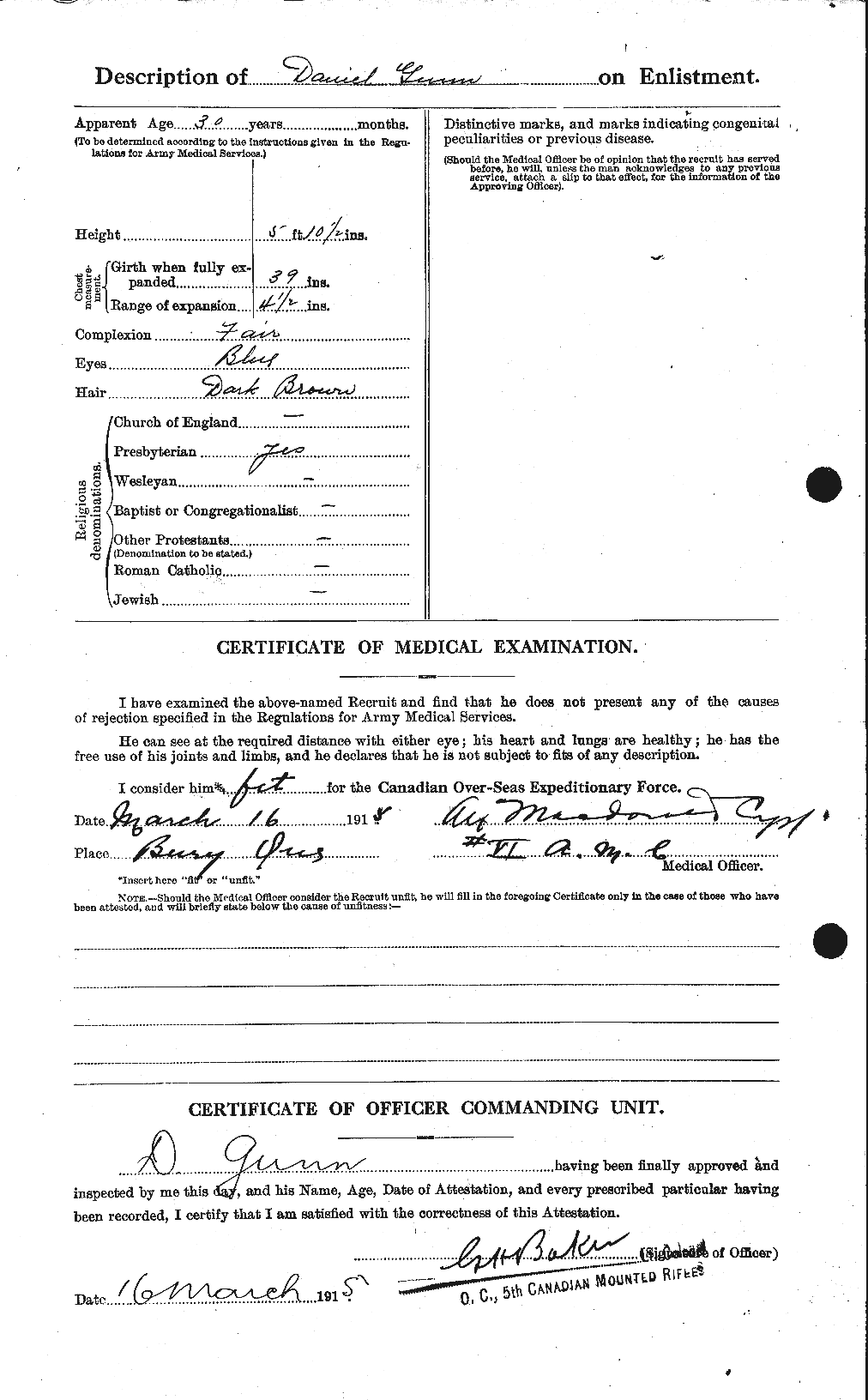 Personnel Records of the First World War - CEF 368019b