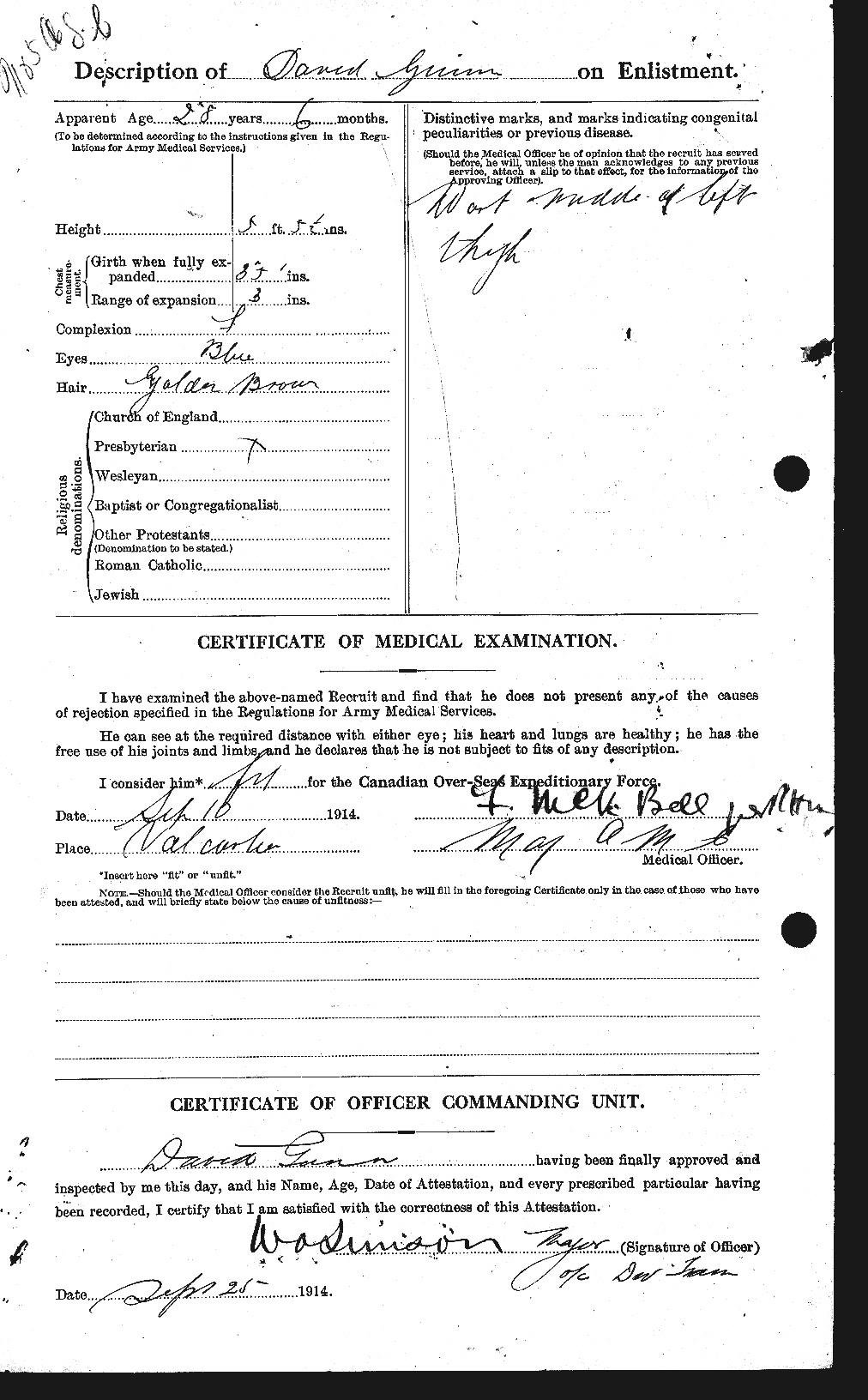 Personnel Records of the First World War - CEF 368023b