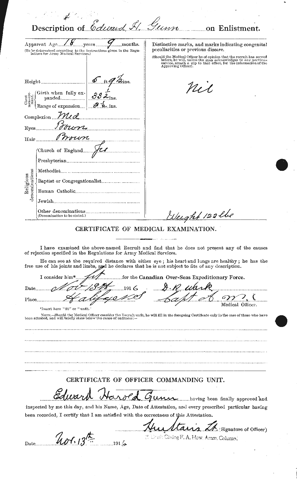 Personnel Records of the First World War - CEF 368035b