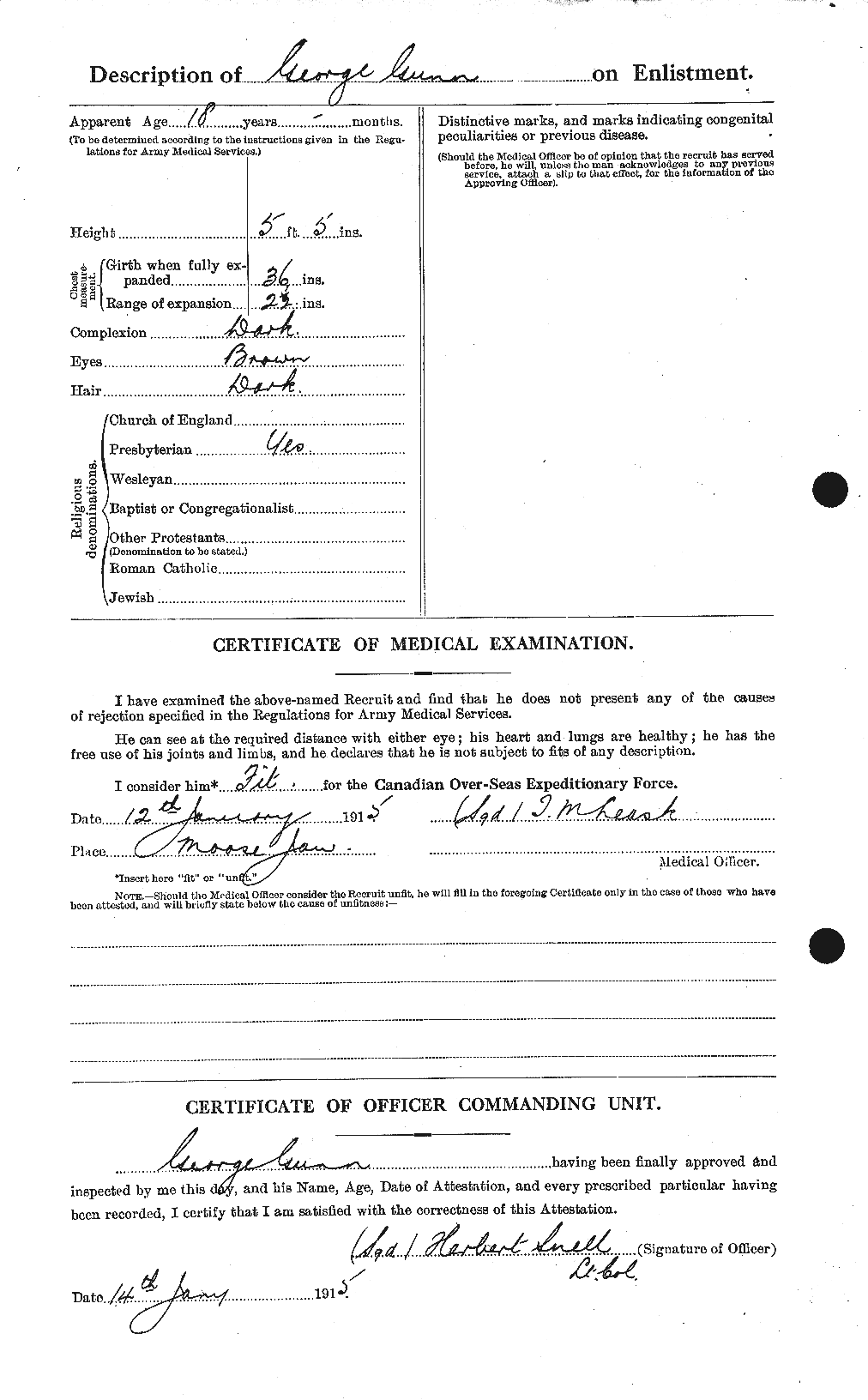 Personnel Records of the First World War - CEF 369237b
