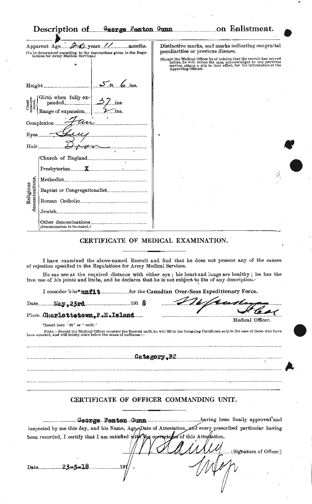 Personnel Records of the First World War - CEF 369241b