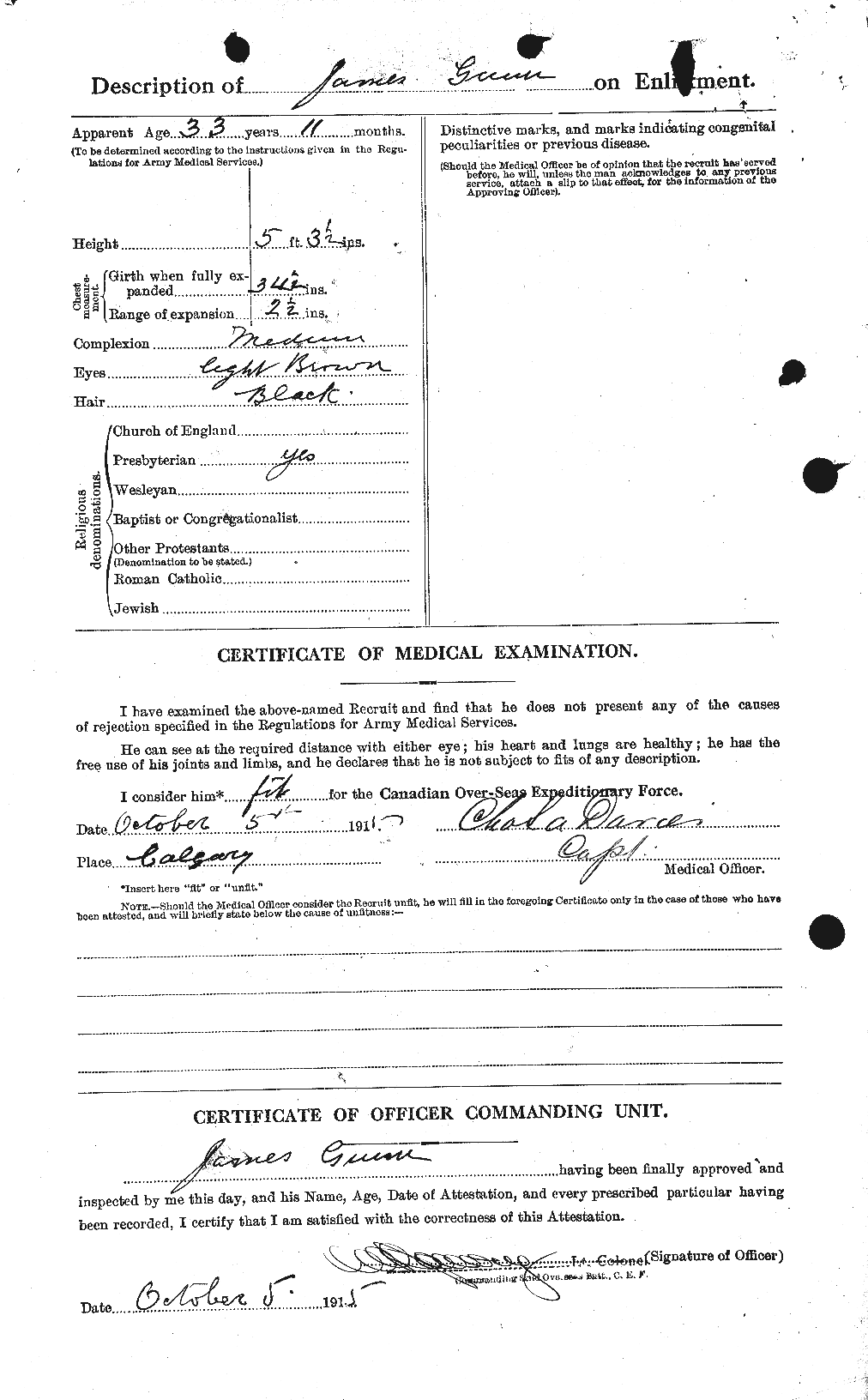 Personnel Records of the First World War - CEF 369271b