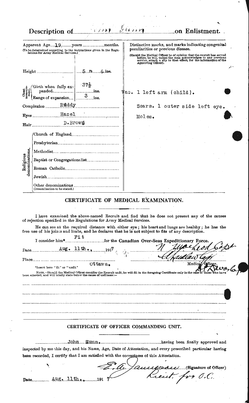 Personnel Records of the First World War - CEF 369284b