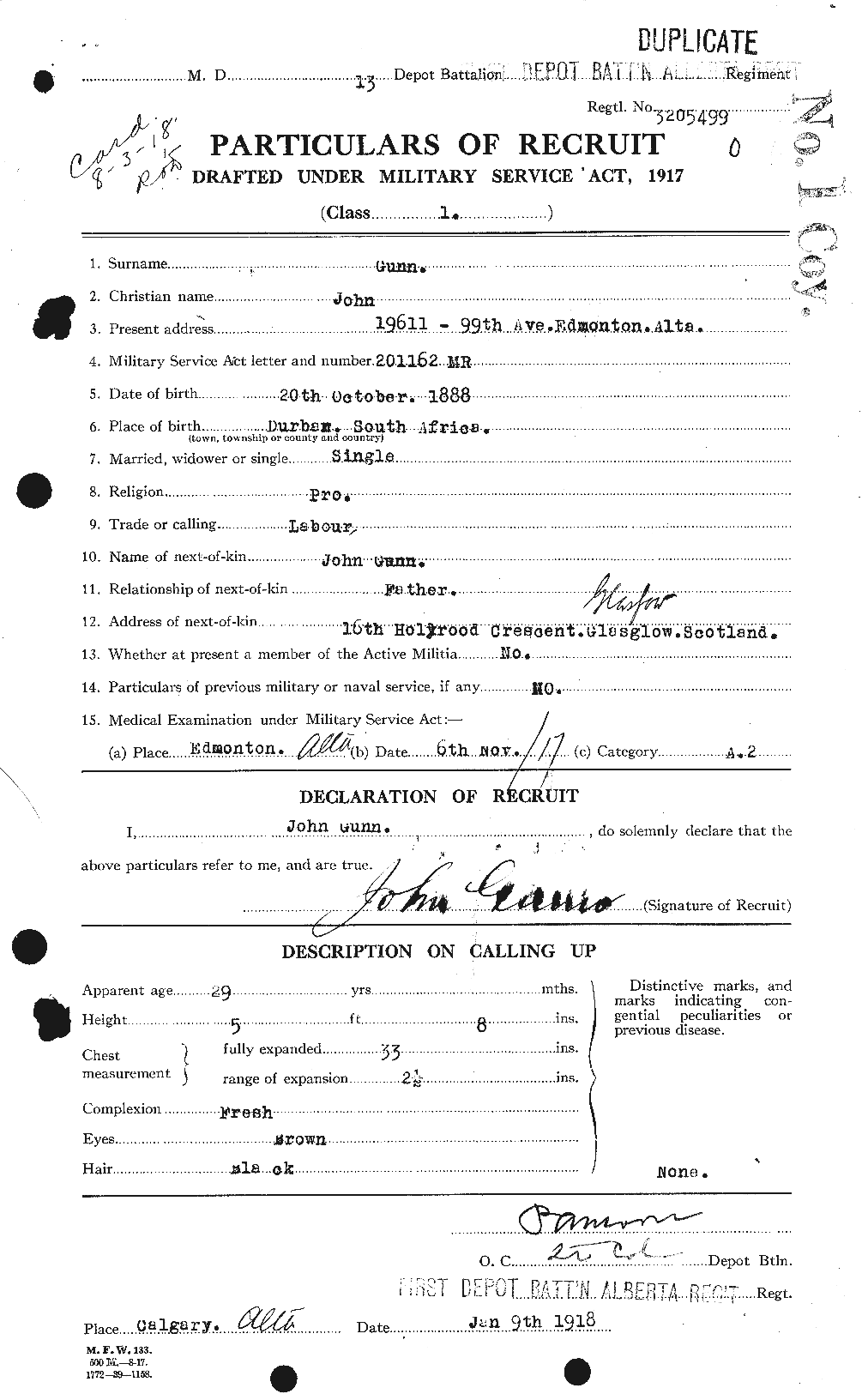 Personnel Records of the First World War - CEF 369285a