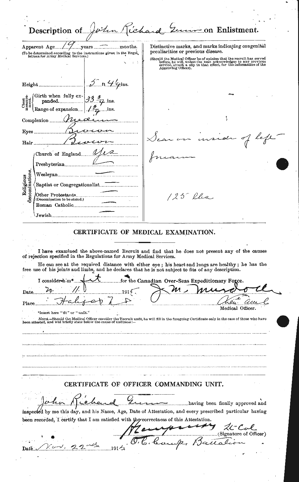 Personnel Records of the First World War - CEF 369300b