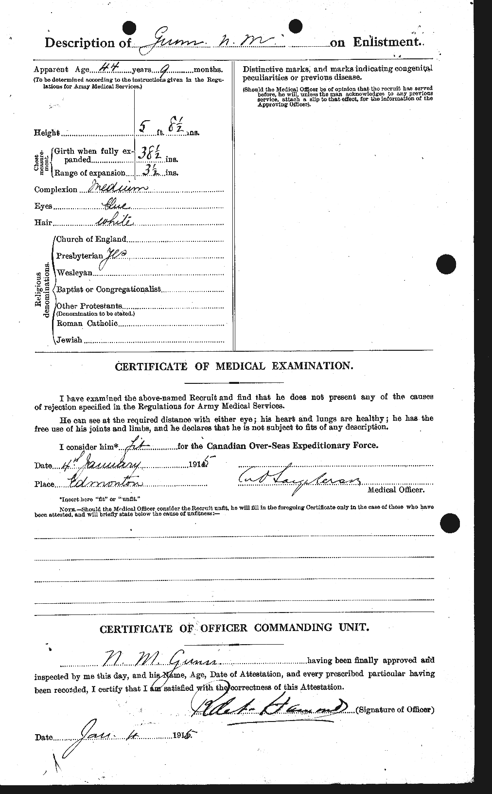 Personnel Records of the First World War - CEF 369316b