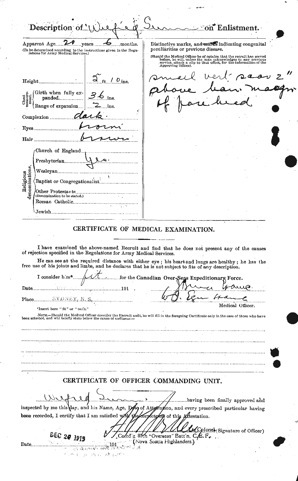 Personnel Records of the First World War - CEF 369347b