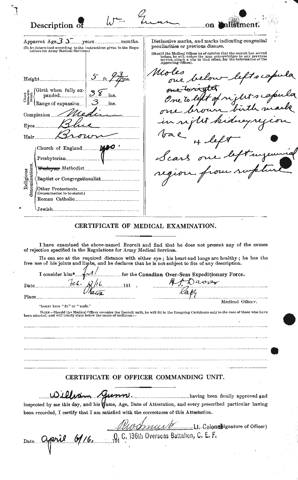 Personnel Records of the First World War - CEF 369353b