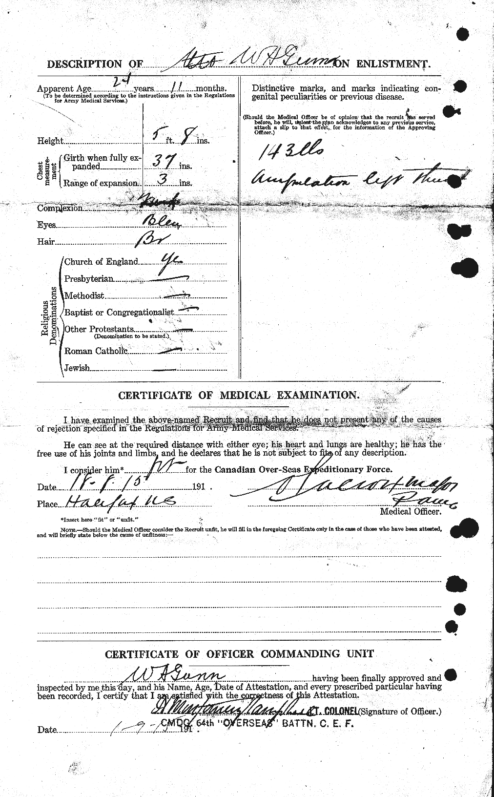 Personnel Records of the First World War - CEF 369362b