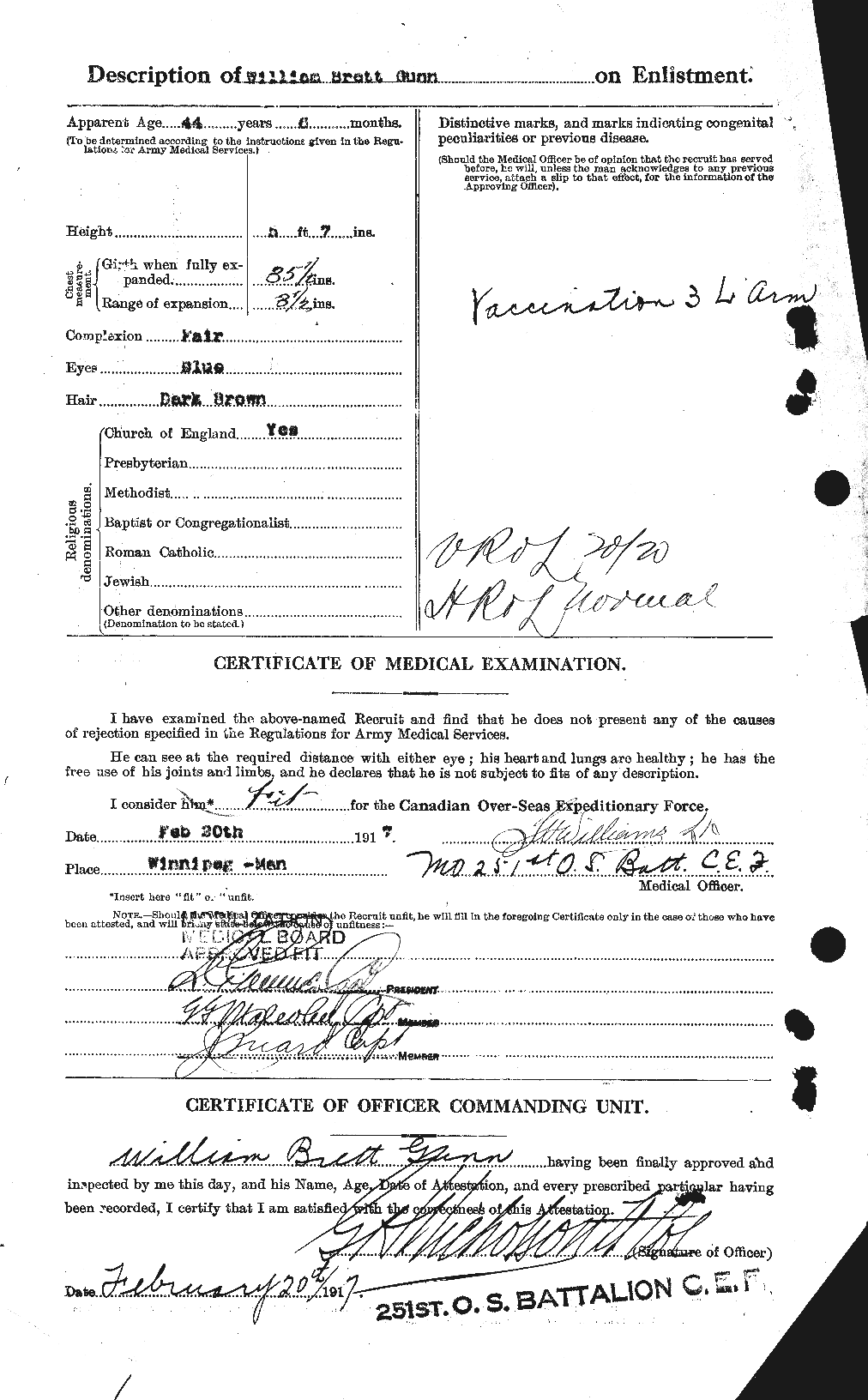 Personnel Records of the First World War - CEF 369364b