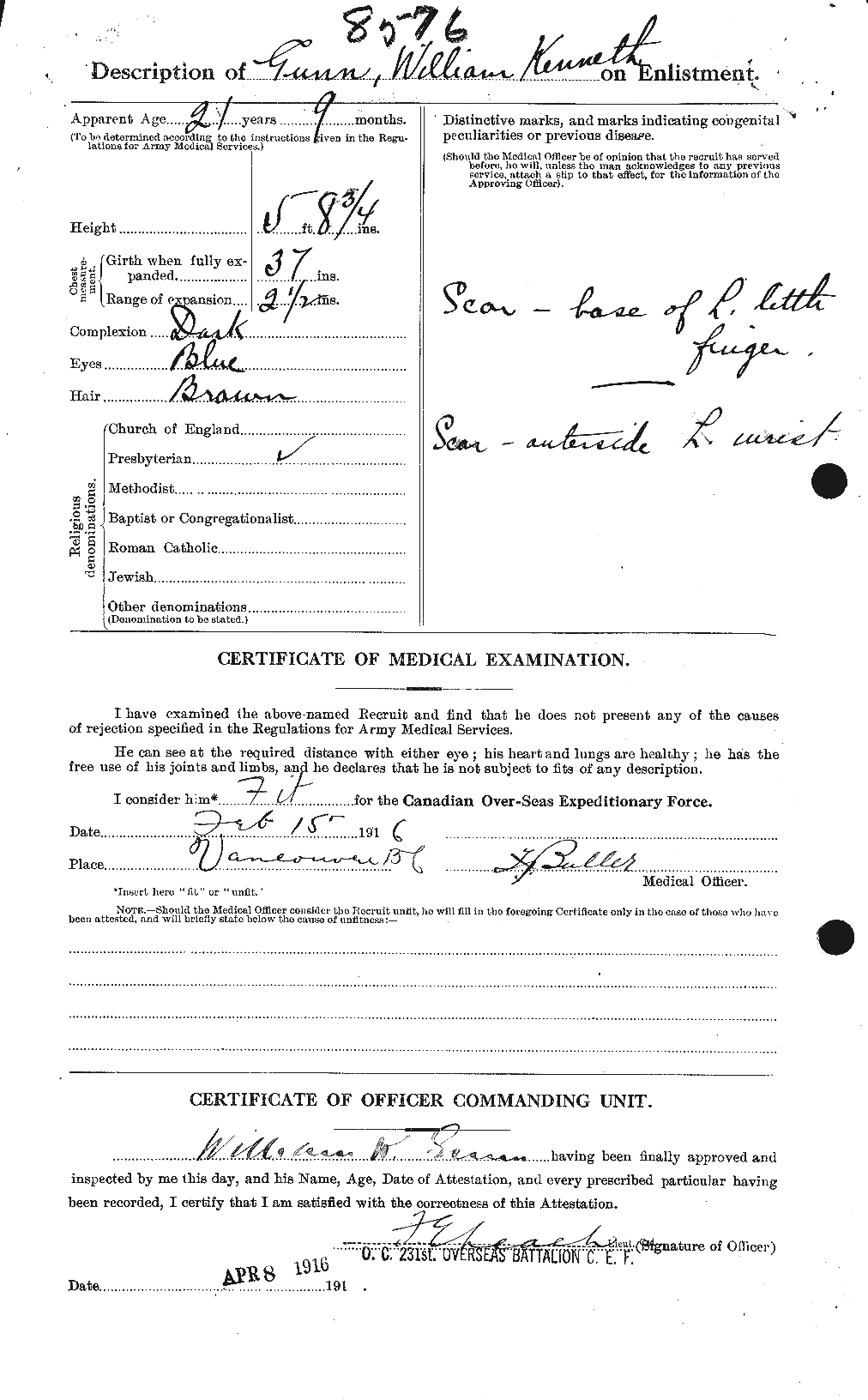 Personnel Records of the First World War - CEF 369372b