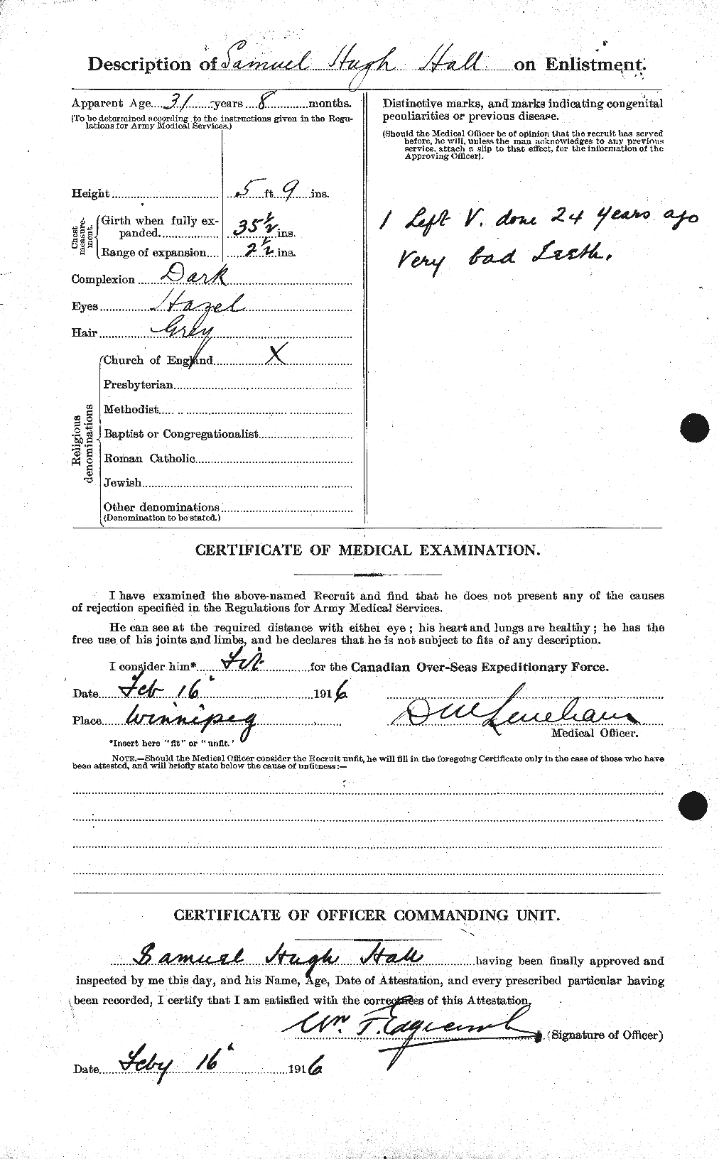 Personnel Records of the First World War - CEF 370769b