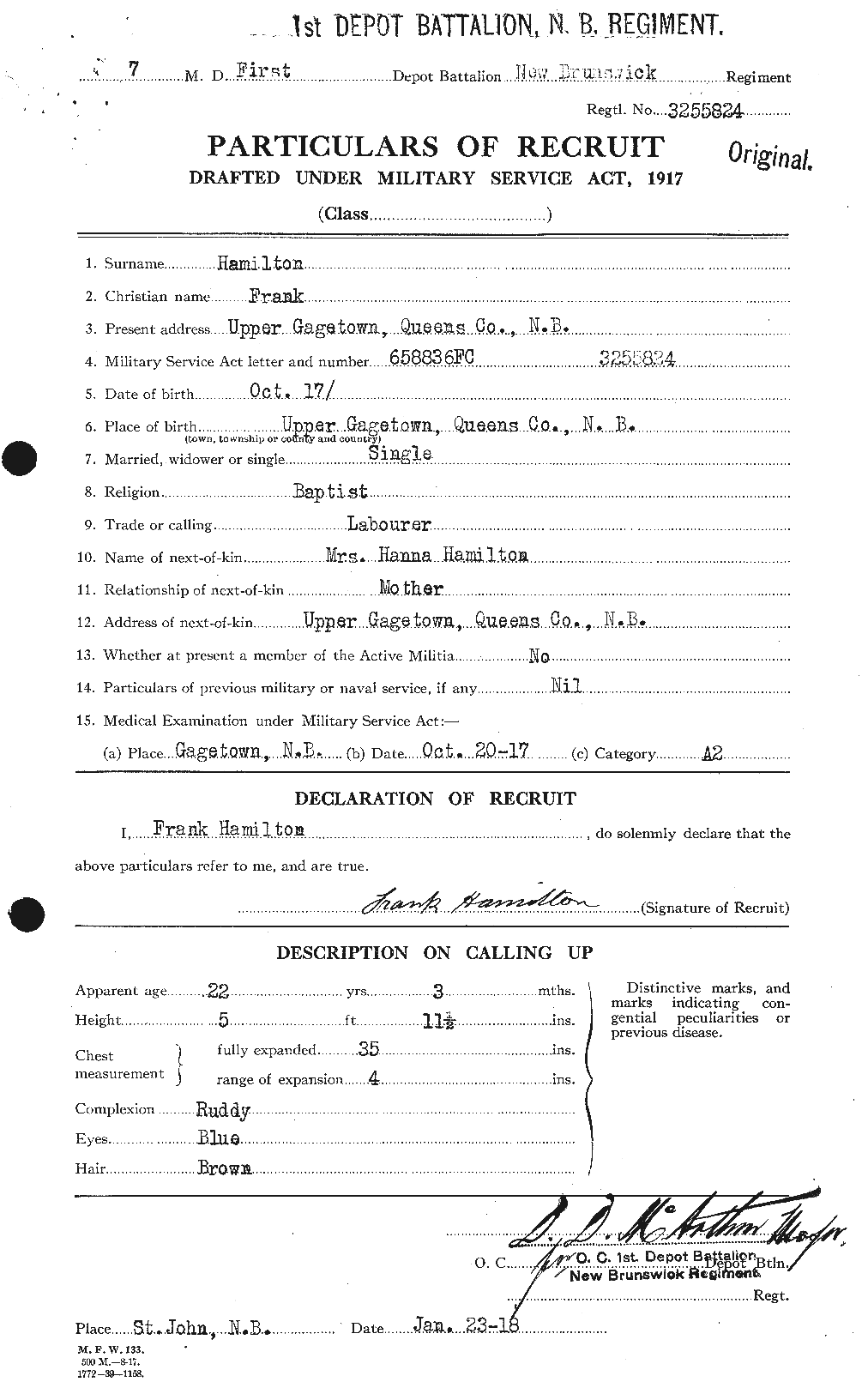 Personnel Records of the First World War - CEF 372386a