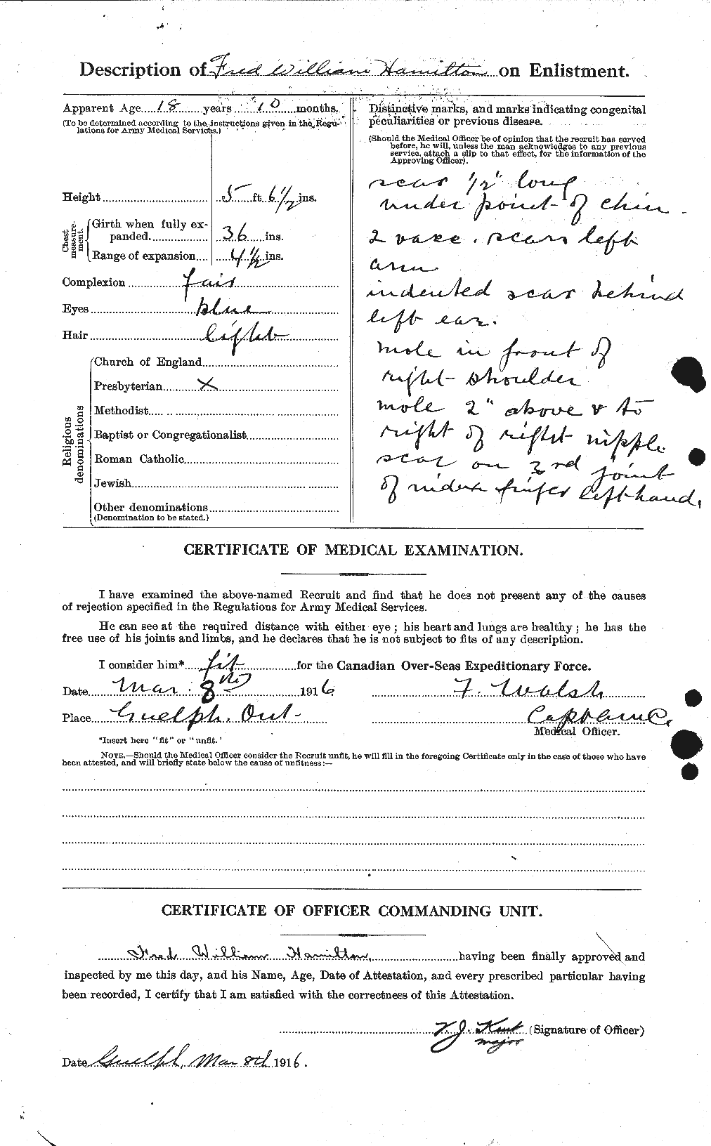 Personnel Records of the First World War - CEF 372400b