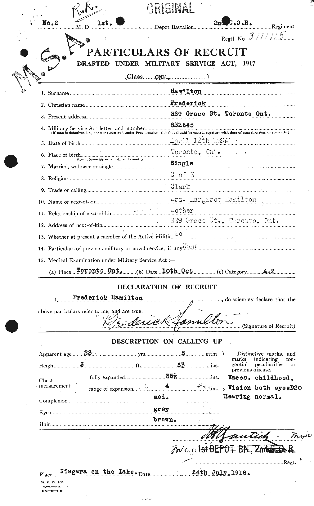Personnel Records of the First World War - CEF 372404a