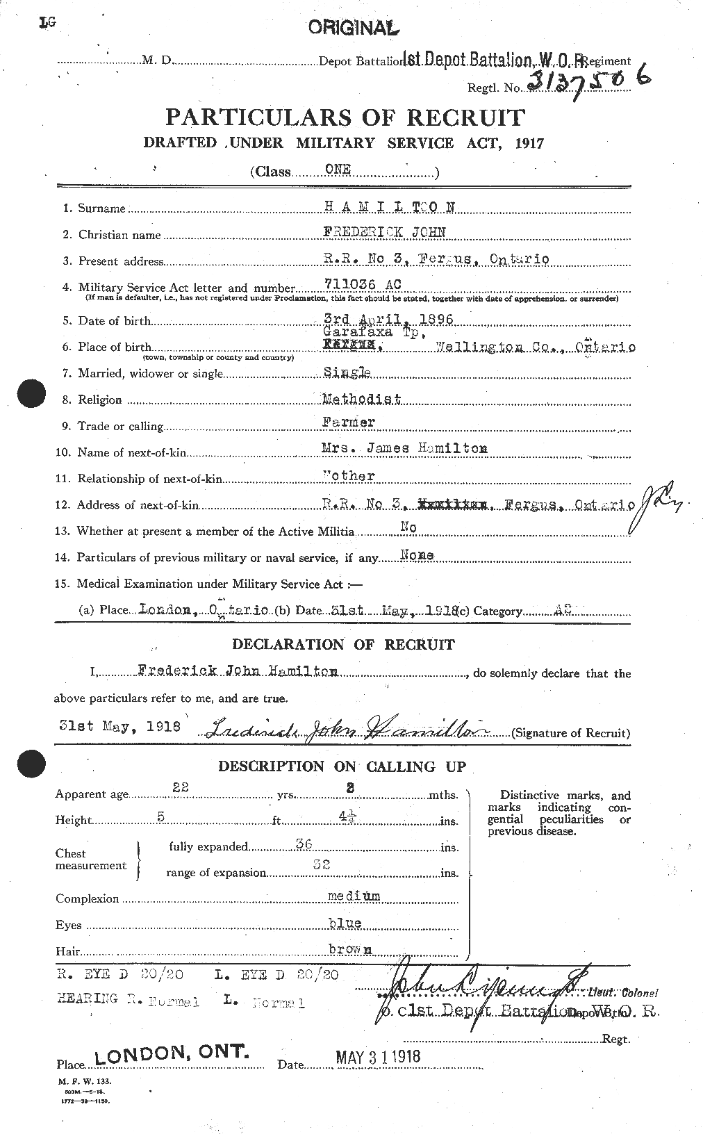 Personnel Records of the First World War - CEF 372410a