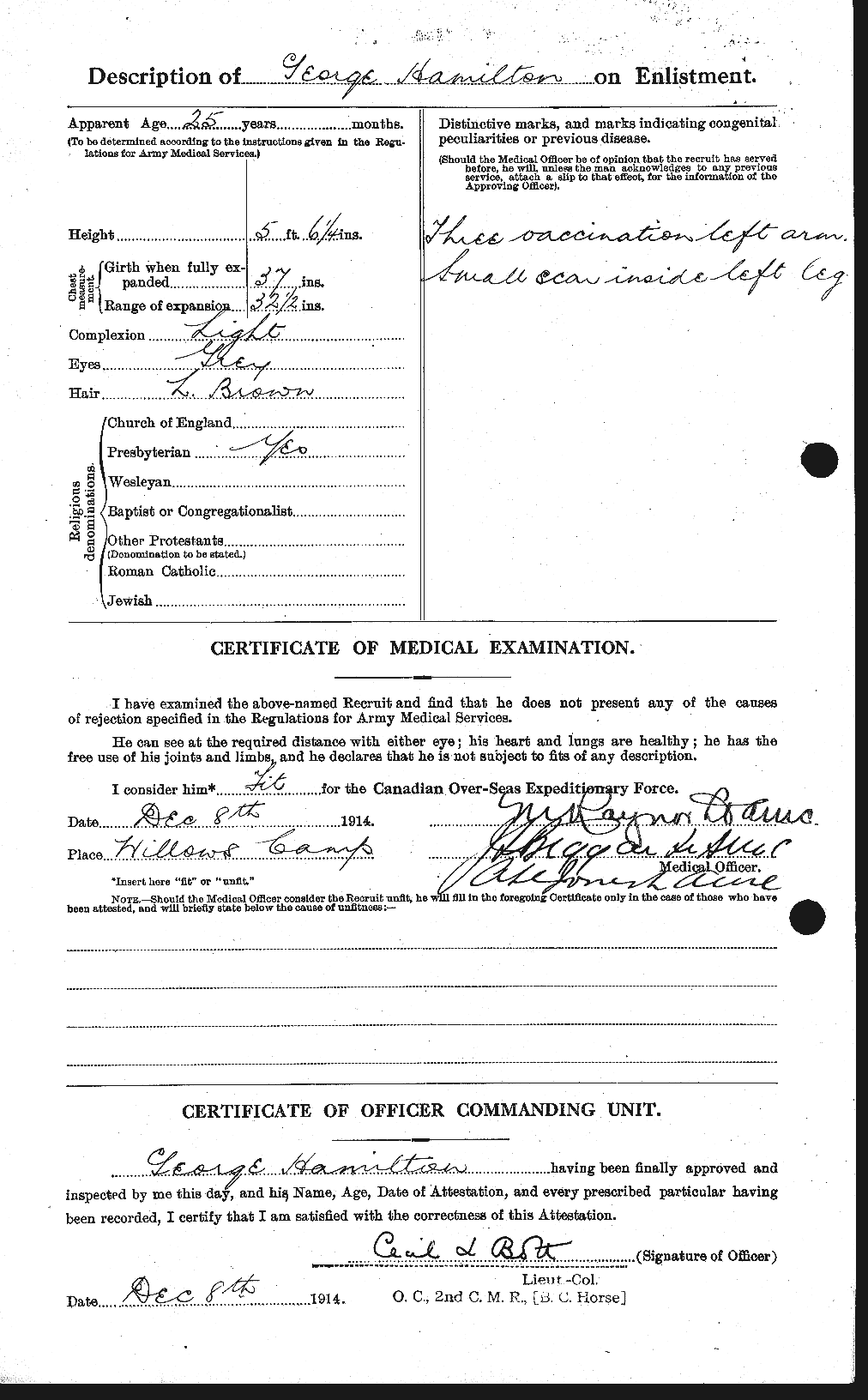 Personnel Records of the First World War - CEF 372442b