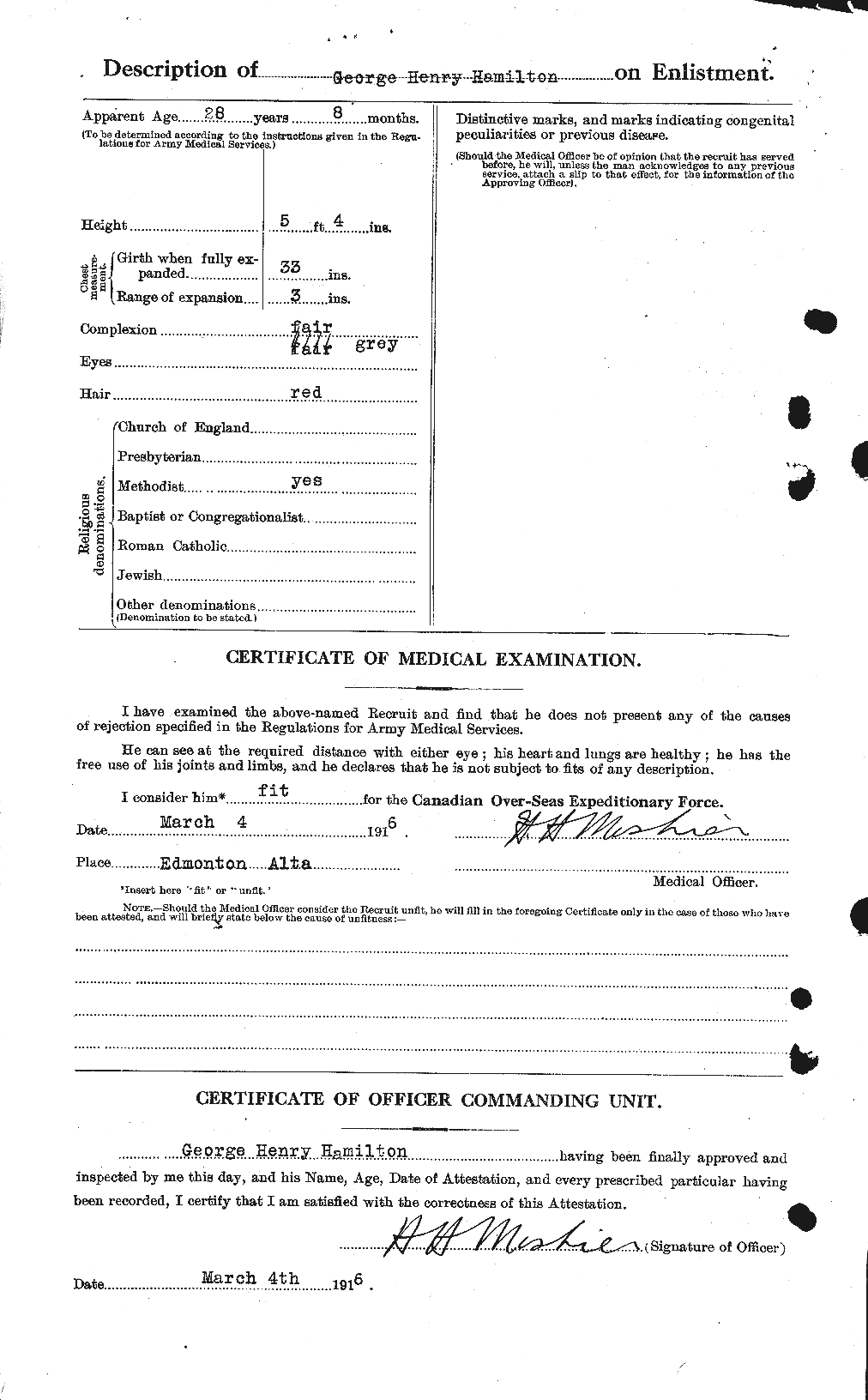 Personnel Records of the First World War - CEF 372463b