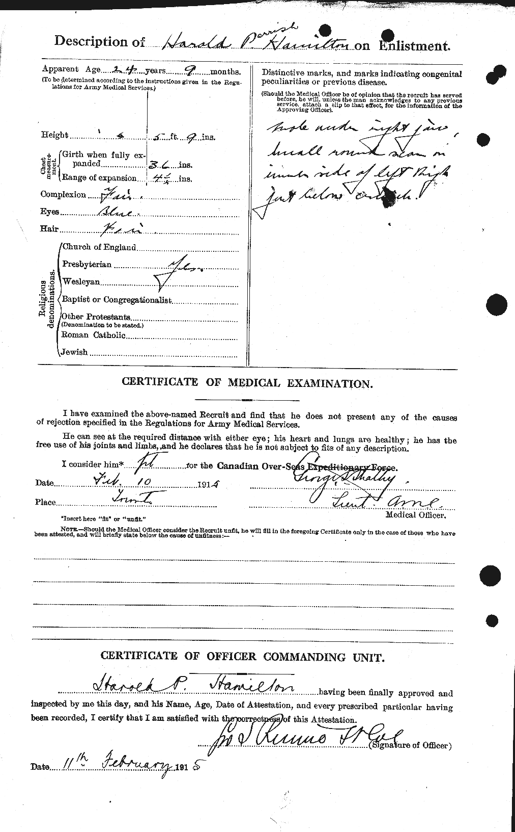 Personnel Records of the First World War - CEF 372499b