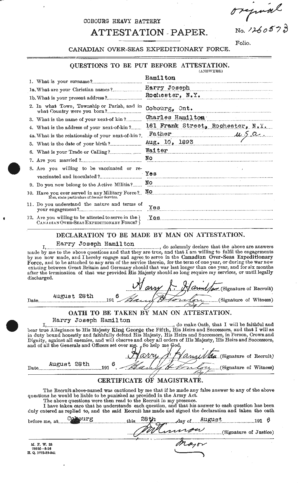 Personnel Records of the First World War - CEF 372512a