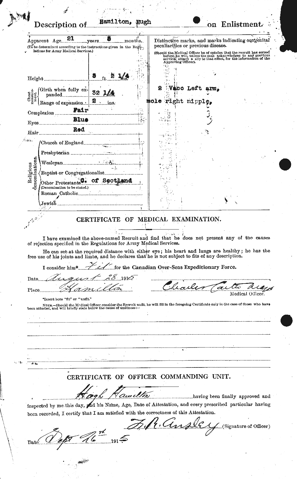 Personnel Records of the First World War - CEF 372910b