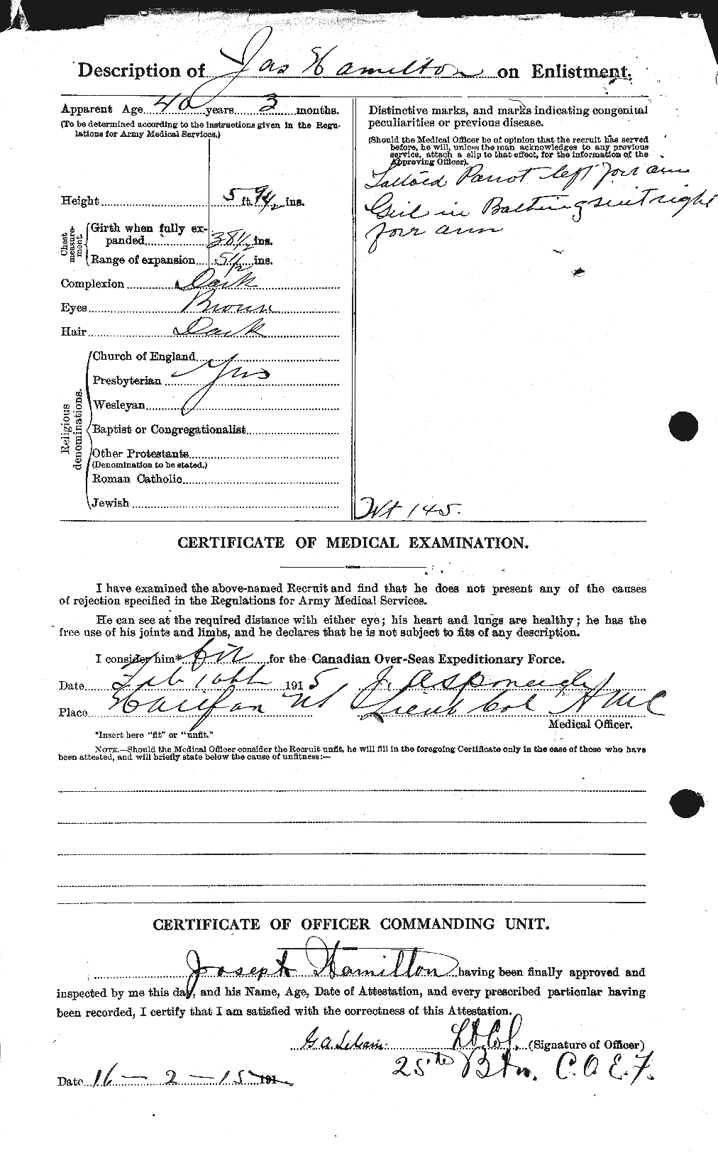 Personnel Records of the First World War - CEF 372940b