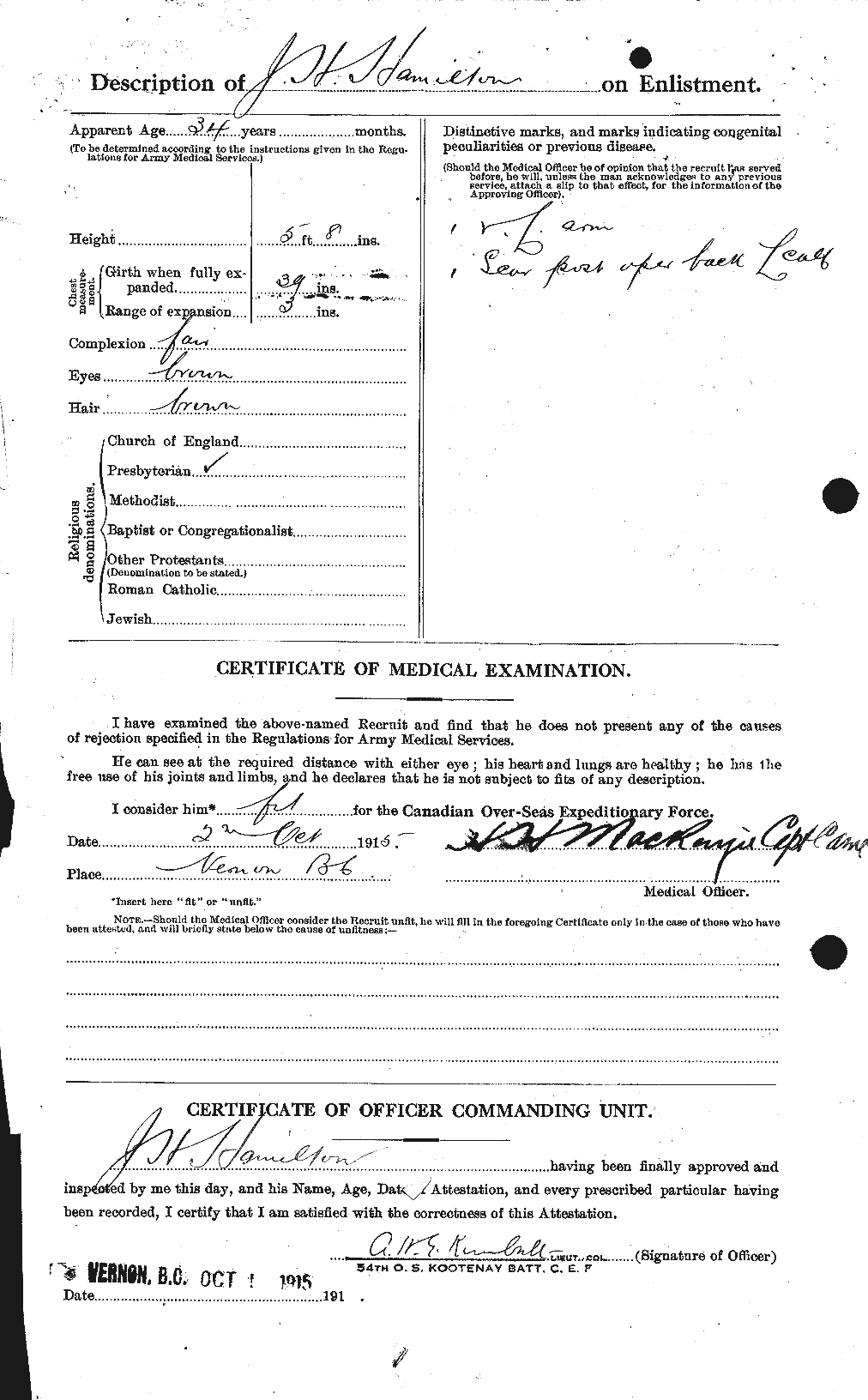 Personnel Records of the First World War - CEF 372983b