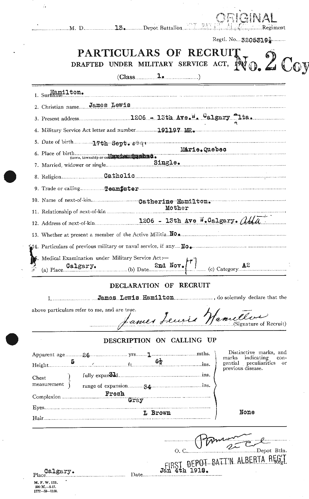 Personnel Records of the First World War - CEF 372988a
