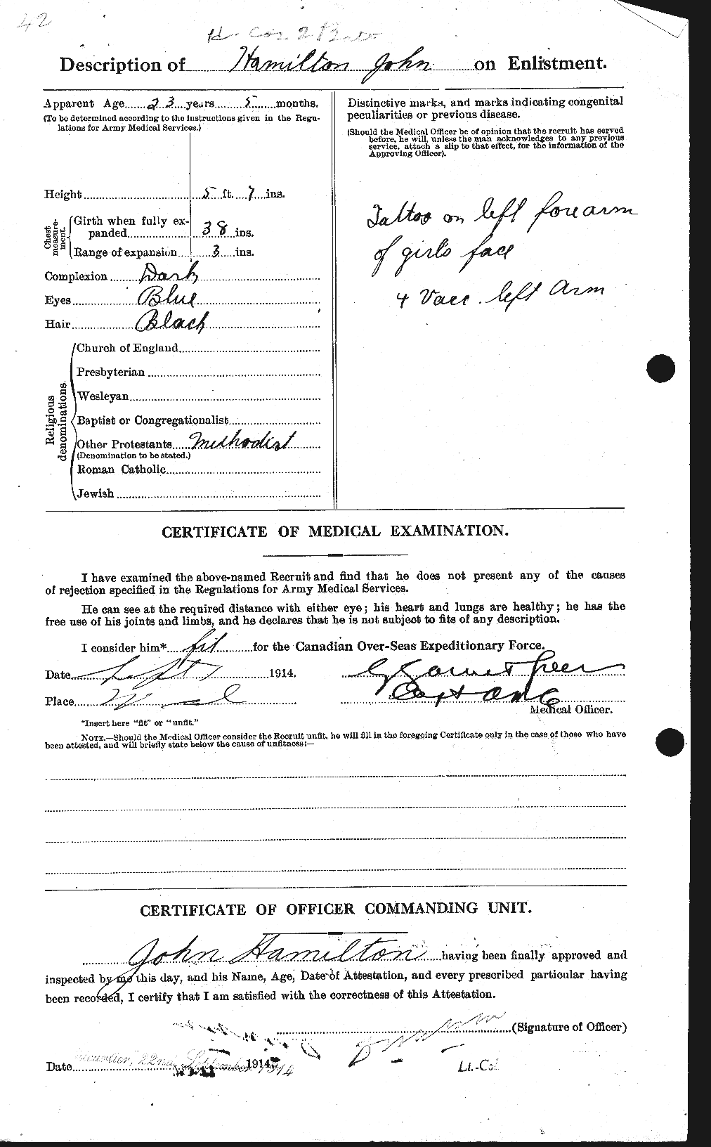 Personnel Records of the First World War - CEF 373026b