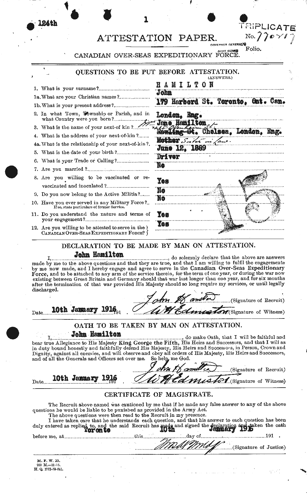 Personnel Records of the First World War - CEF 373048a