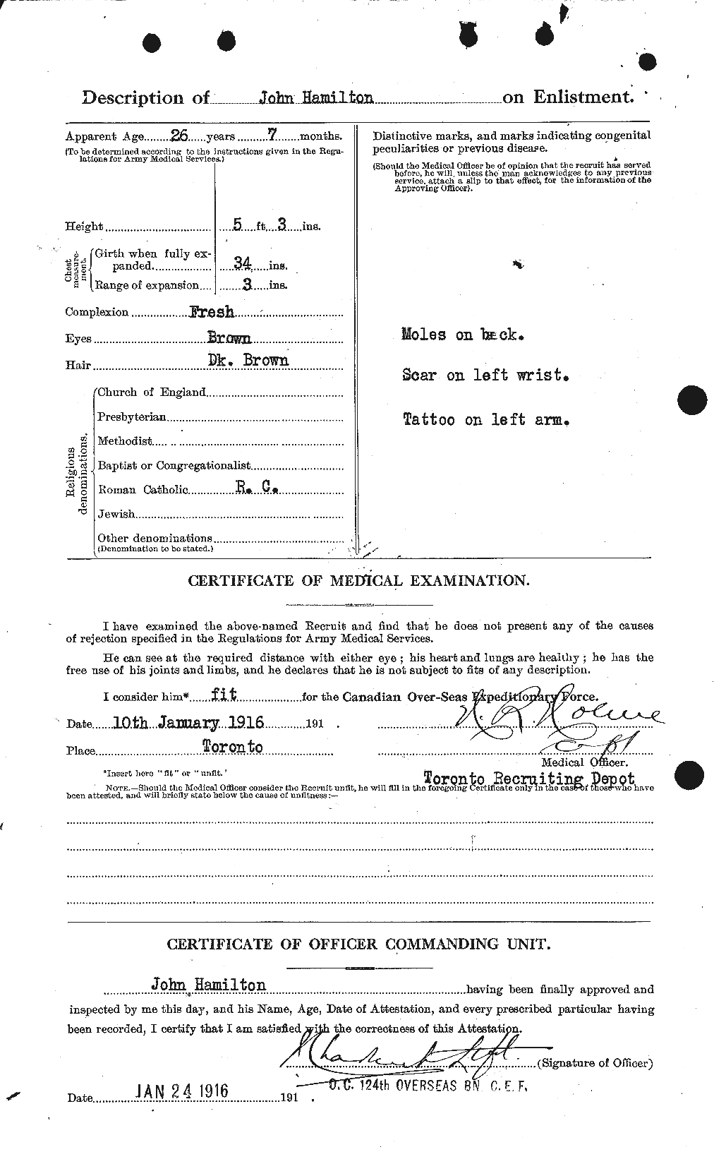 Personnel Records of the First World War - CEF 373048b